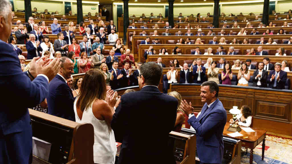 Onte quedou conformado o Congreso dos Deputados español coa proclamación de Francina Armengol como presidenta. (Foto: Eduardo Parra / Europa Press)