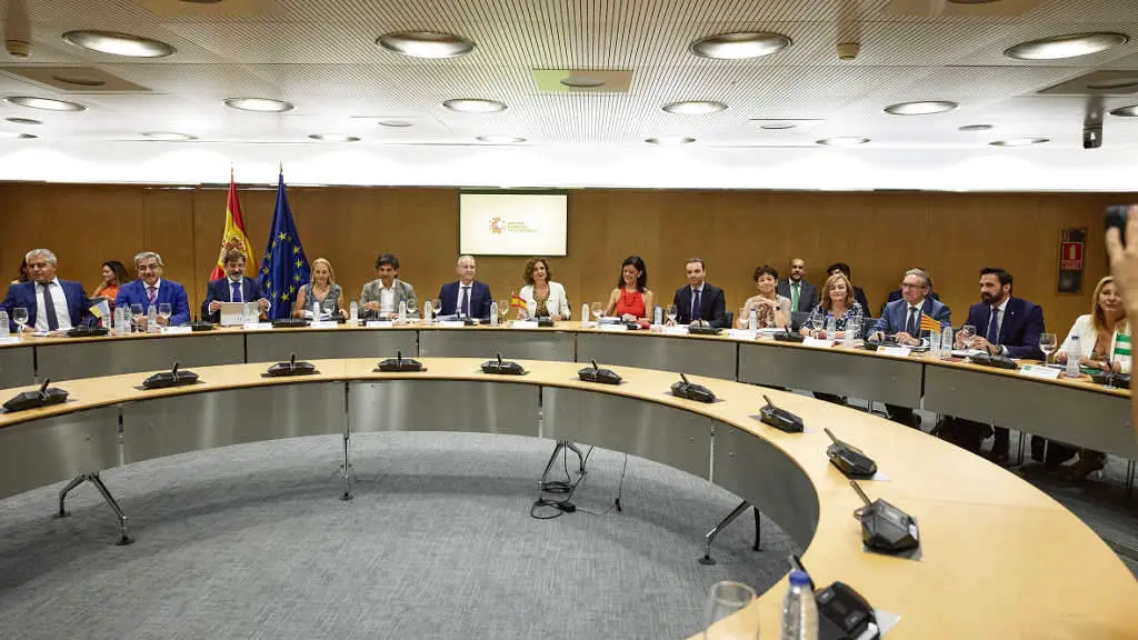 Reuni&oacute;n do Consello de Pol&iacute;tica Fiscal presidida pola ministra de Facenda, Mar&iacute;a Jes&uacute;s Montero, en xullo de 2022. (Foto: Europa Press)