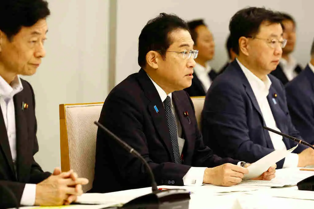 Fumio Kishida, a terza feira. (Foto: Rodrigo Reyes Marin / Zuma Press W / DPA)