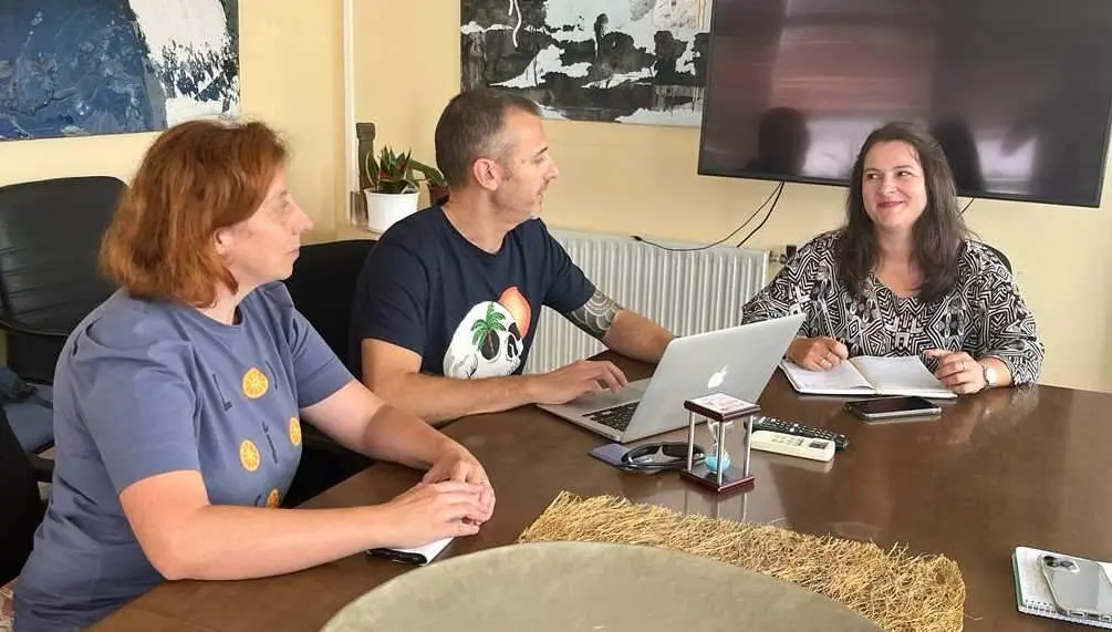 Pilar Rodr&iacute;guez, &Oacute;scar Gra&ntilde;a e Araceli Gestido (Foto: N&oacute;s Diario).