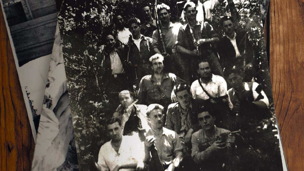 Grupo de guerrilleiros nas Fragas do Eume. (Foto: Arquivo particular)