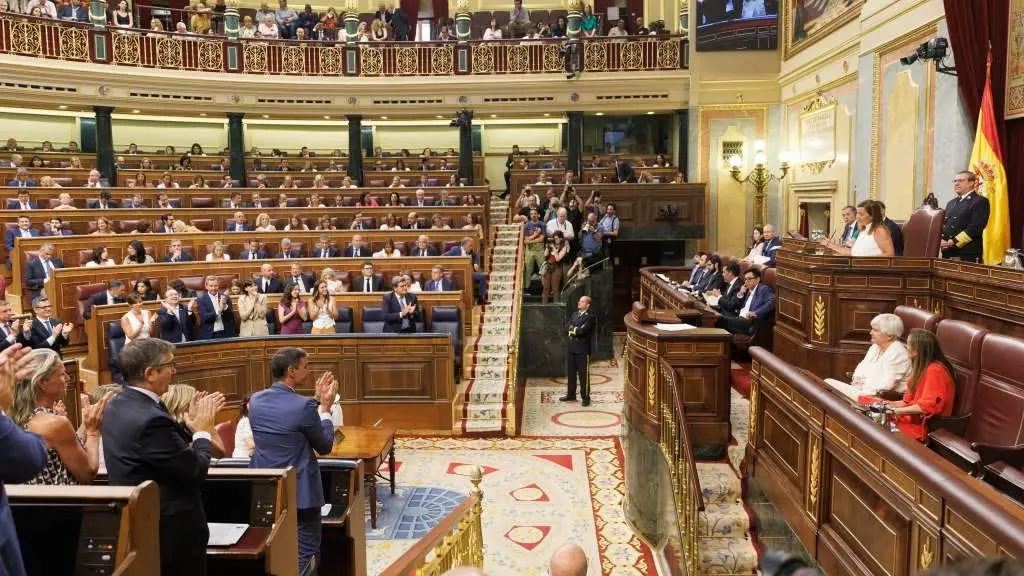 Sesi&oacute;n constitutiva do Congreso dos deputados, o pasado 17 de agosto (Foto: Eduardo Parra / Europa Press).