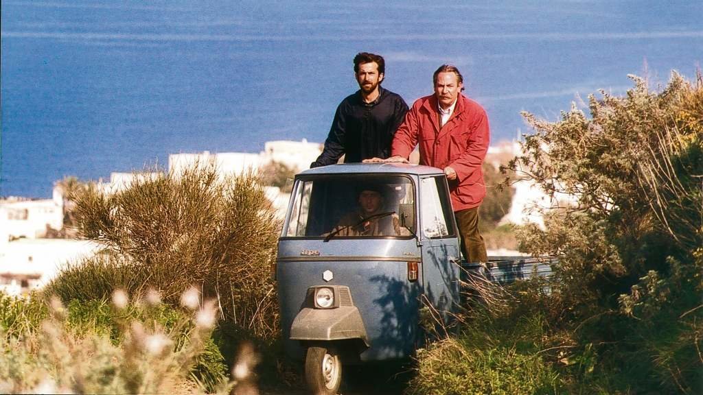 Nanni Moretti e Renato Carpentieri percorrendo as illas italianas.