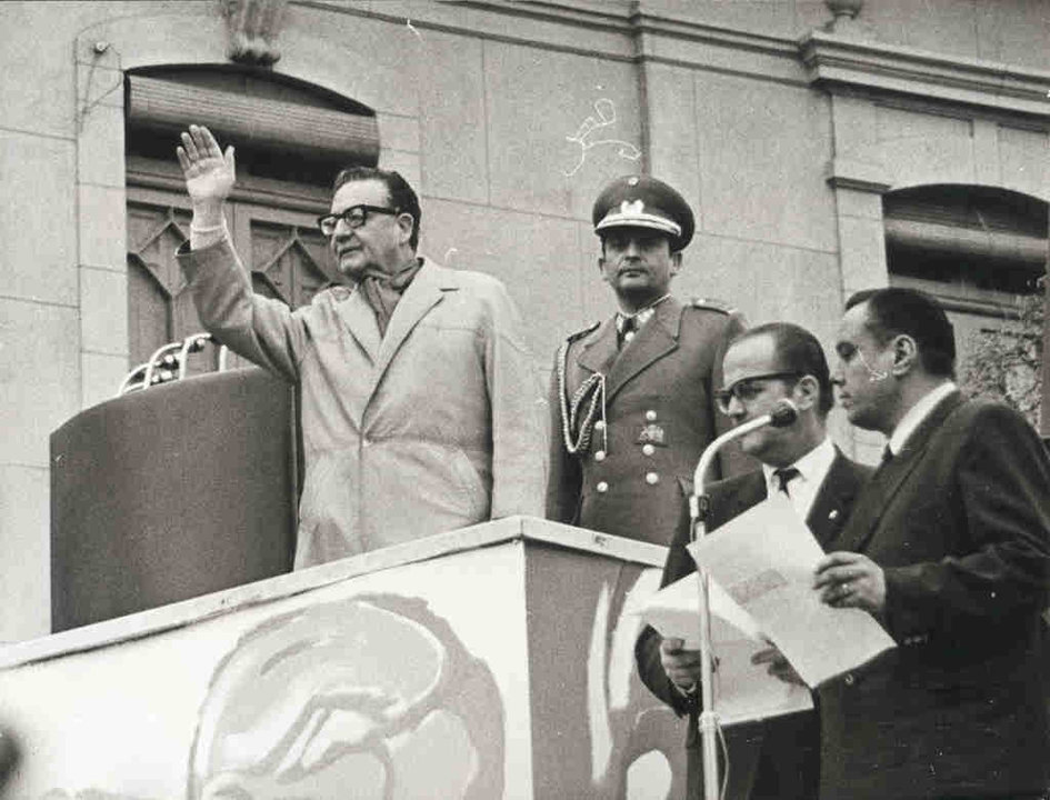 O presidente chileno, o progresista Salvador Allende, a principios dos anos setenta. (Foto: Nós Diario)