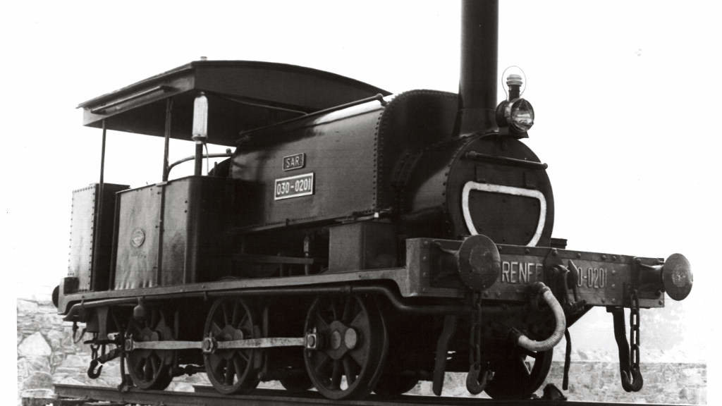 Locomotora 'Sar', alcumada popularmente como 'A Sarita', inaugurada en 1873. (Foto: Nós Diario)