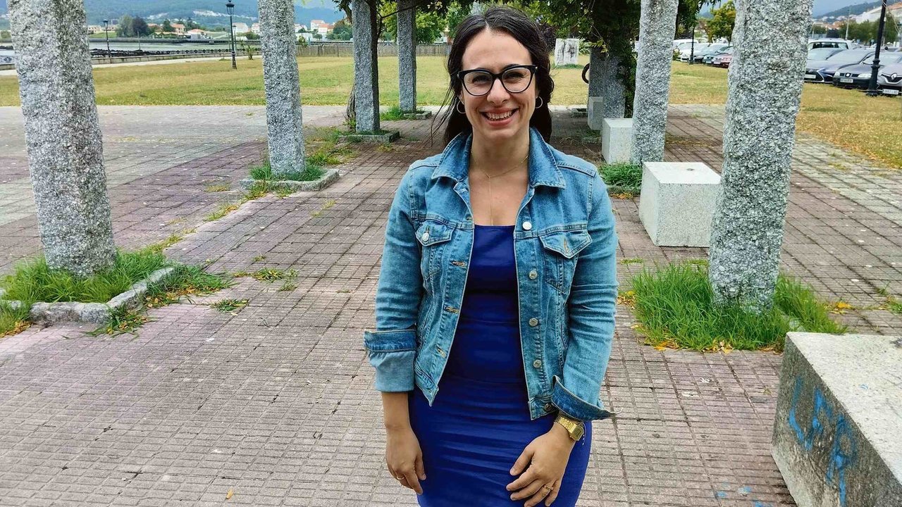 Mariña Barreiro atendeu 'Nós Diario' no municipio de Noia (Foto: Nós Diario).