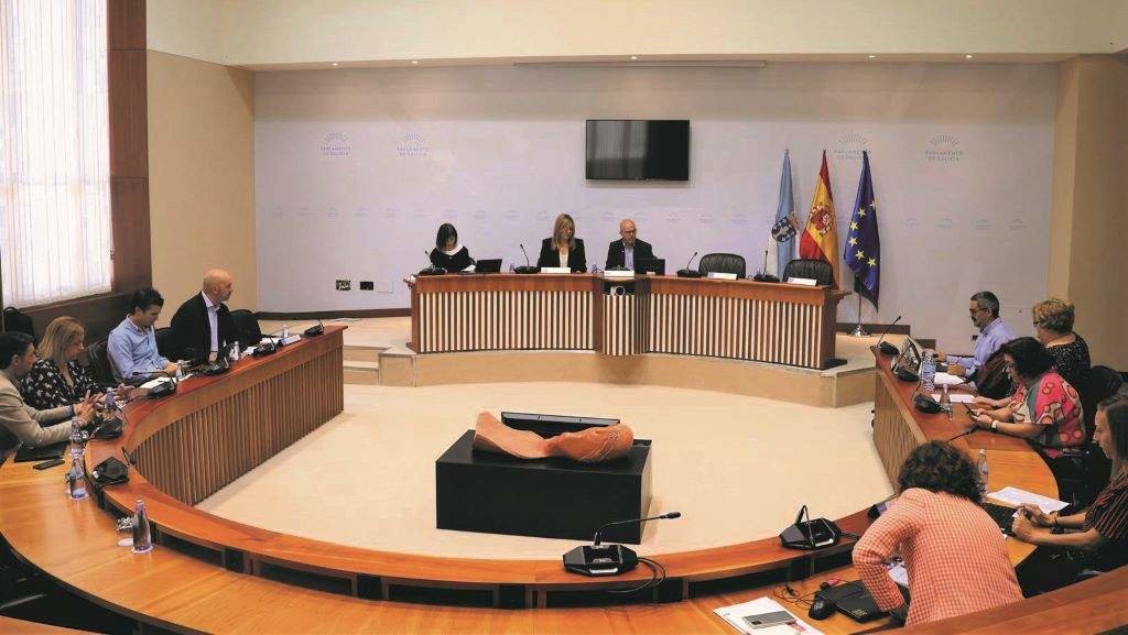 A Comisión de Enerxía, Comercio e Turismo reuniuse esta quinta feira. (Foto: Parlamento da Galiza)