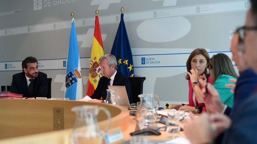 Reunión do Consello da Xunta presidida por Alfonso Rueda. (Foto: Arxina)