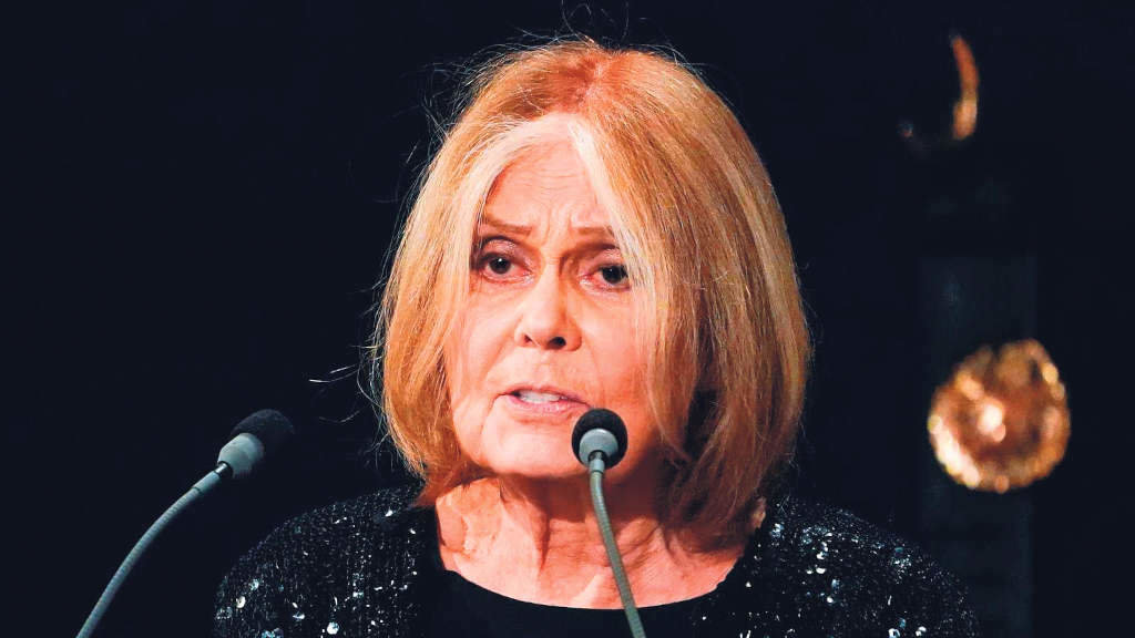 A autora da obra, Gloria Steinem (Foto: S.G.).