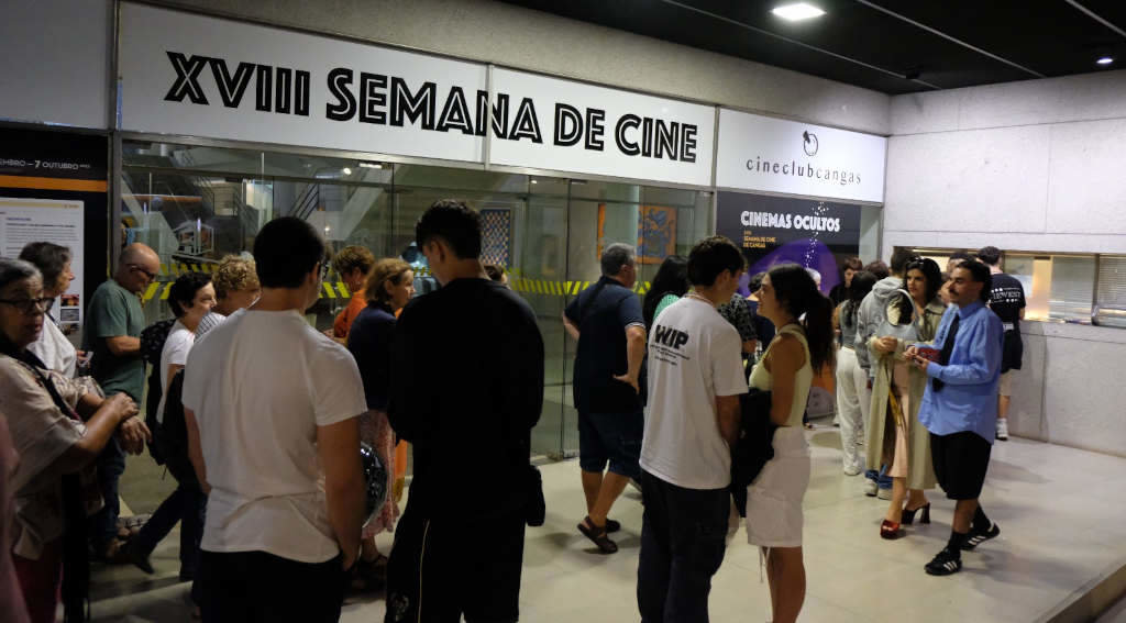Inauguración da ssemana 
de 'Cinemas Ocultos'de Cangas (Foto: Nós Diario).