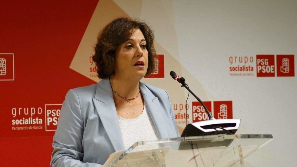Begoña Rodríguez Rumbo, no Parlamento. (Foto: Nós Diario)