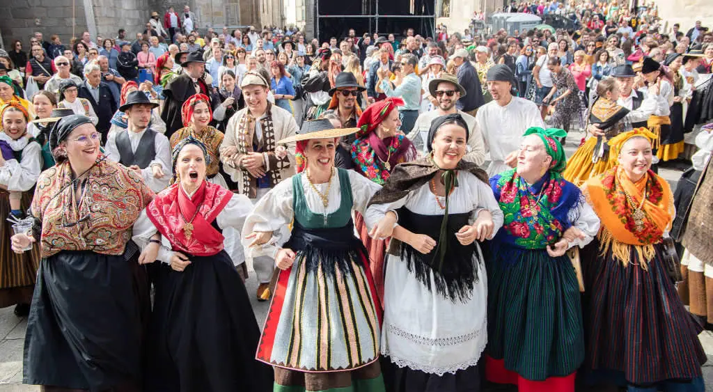 Domingo das Mozas na anterior edici&oacute;n do San Froil&aacute;n (Foto: N&oacute;s Diario).