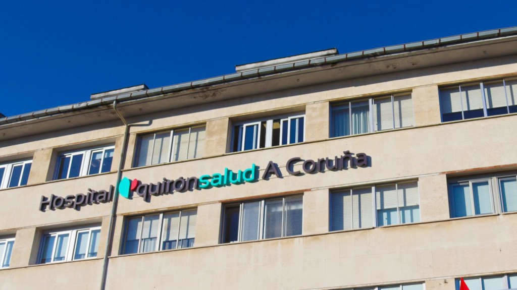 Vista exterior do Hospital Quirón salud na Coruña (Foto: Nós Diario).