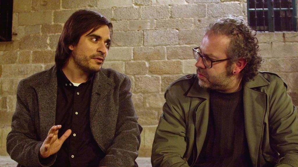 Os directores de 'Ronsel de futuro historias soterradas', Rubén Pérez e Brian Rodríguez. (Foto: Nós Diario)