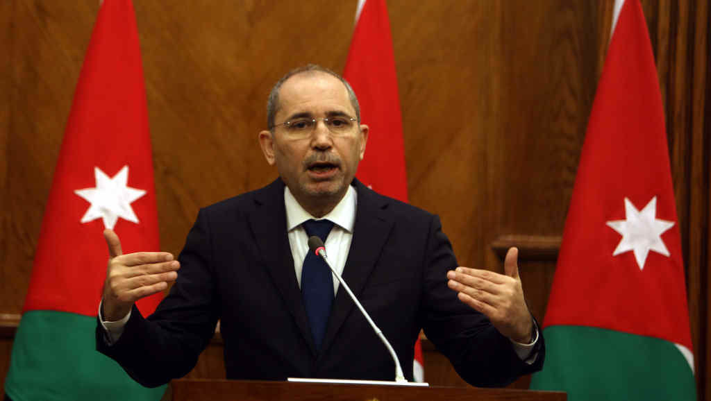 O ministro de Exteriores de Xordania, Ayman Safadi (Foto: Europa Press / Contacto / Mohammad Abu Ghosh).