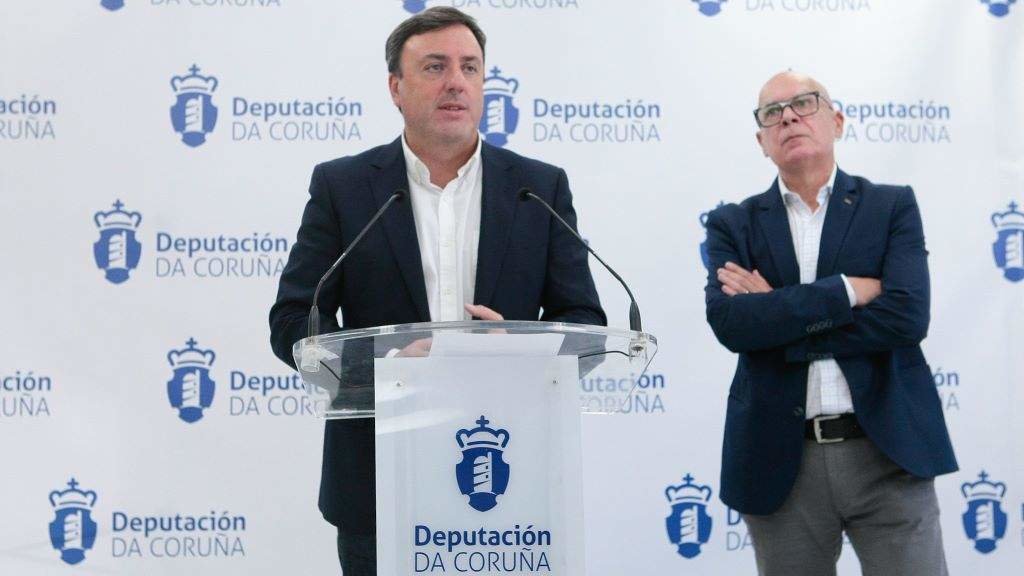 Valentín González Formoso e Xosé Regueira, en rolda de prensa.