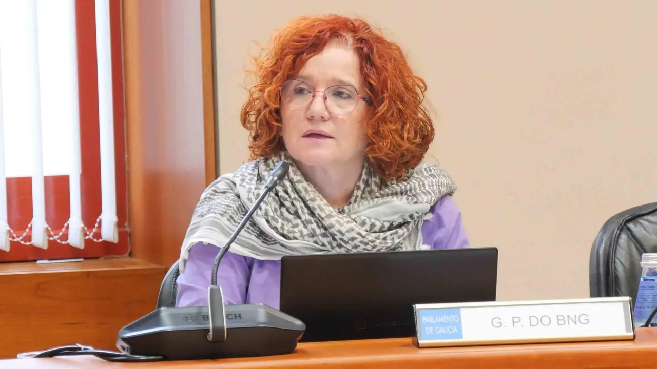 A deputada do BNG Montse Prado (Foto: N&oacute;s Diario).