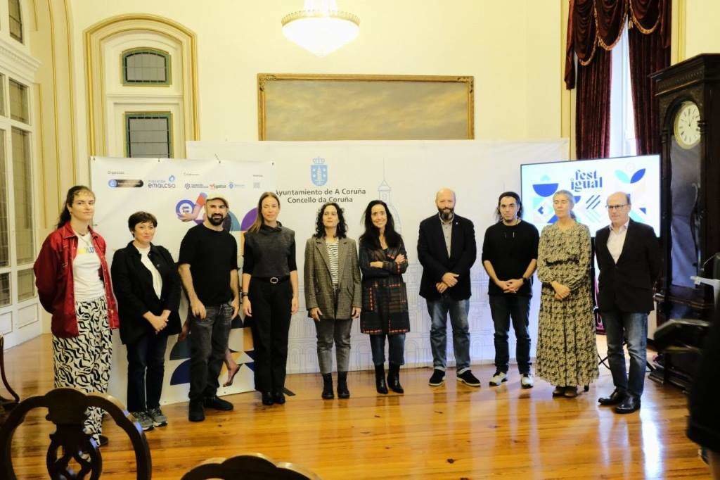 Presentación da sétima edición do Festigual, na Coruña.