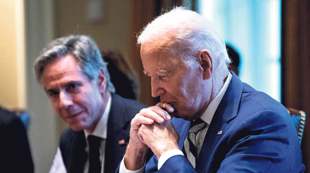 O presidente dos EUA, Joe Biden, durante unha reunión na Sala do Gabinete da Casa Branca en Washington a pasada sexta feira. (Foto: Al Drago / Europa Press).