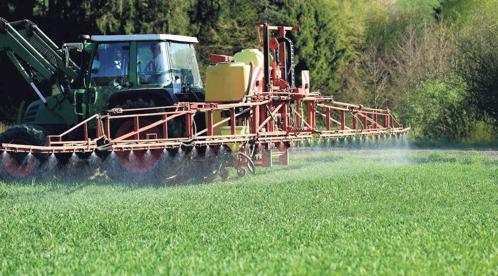 O uso de glifosato como herbicida non selectivo é común en Europa malia o seu carácter nocivo (Foto: Nós Diario).