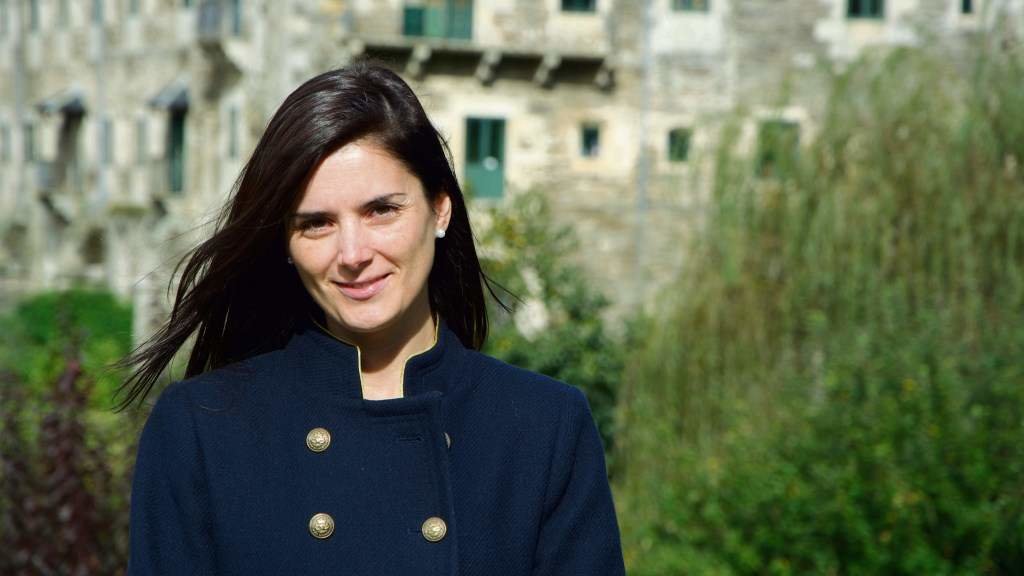 Chus López, alcaldesa de Samos (comarca de Sarria). (Foto: Xan Carballa)