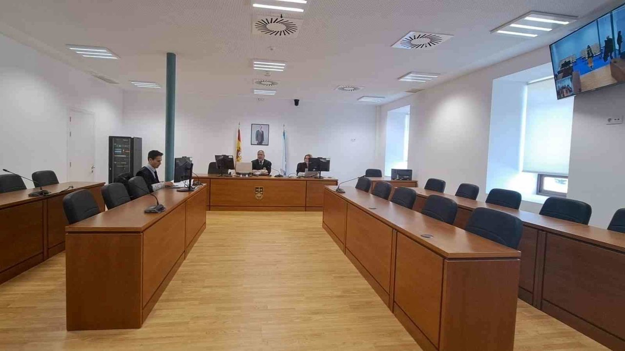 Vista dunha das salas para xuízos da Audiencia Provincial da Coruña. Foto de arquivo (Foto: TSXG).