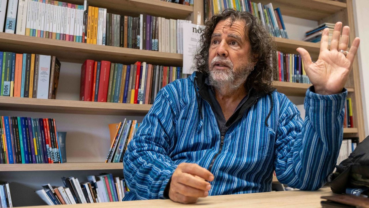 O sociólogo portorriqueño Ramón Grosfoguel visitou antonte a redacción de 'Nós Diario' (Foto: Arxina).