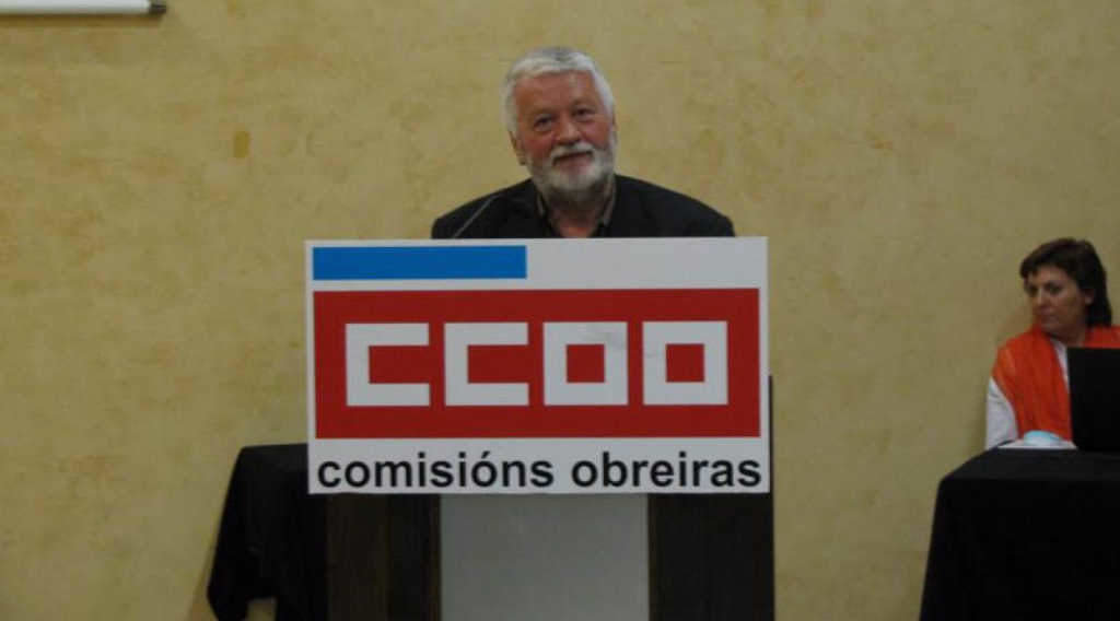 Xan María Castro, ex secretario xeral de CCOO na Galiza (Foto: CCOO).