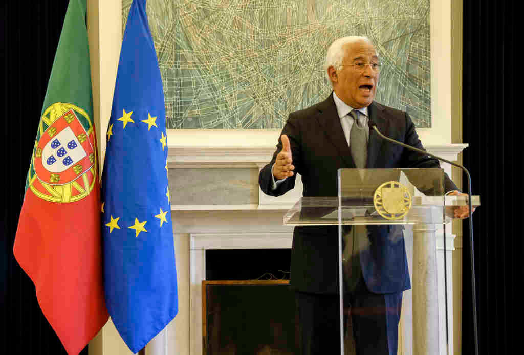 O primeiro ministro luso, António Costa, ao presentar a súa dimisión a pasada semana. (Foto: Europa Press / Contacto / Leonardo Negrão / Global Imag)