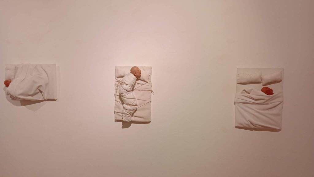 'Os fillos de fóbetor (os durmintes atados nas camas)', de Miguel Ángel Vigo.