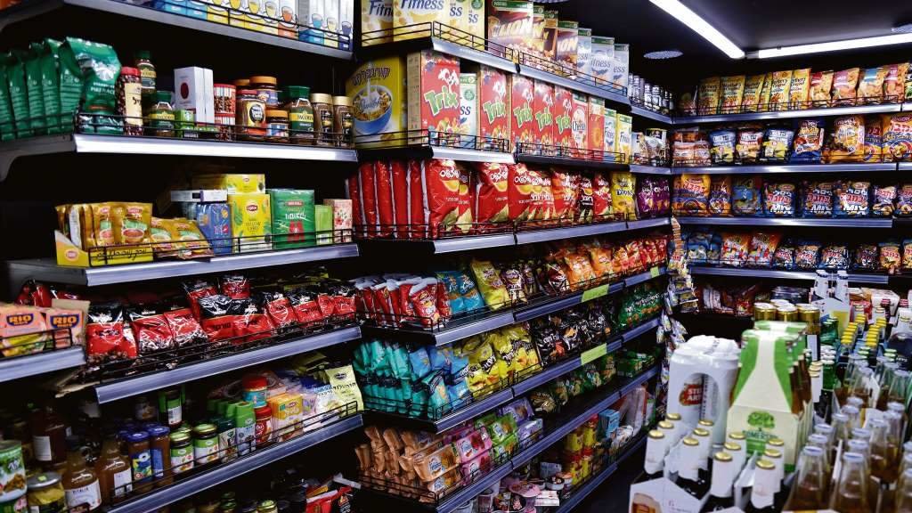 Produtos de Israel nos estantes dun supermercado. (Foto: Nós Diario)