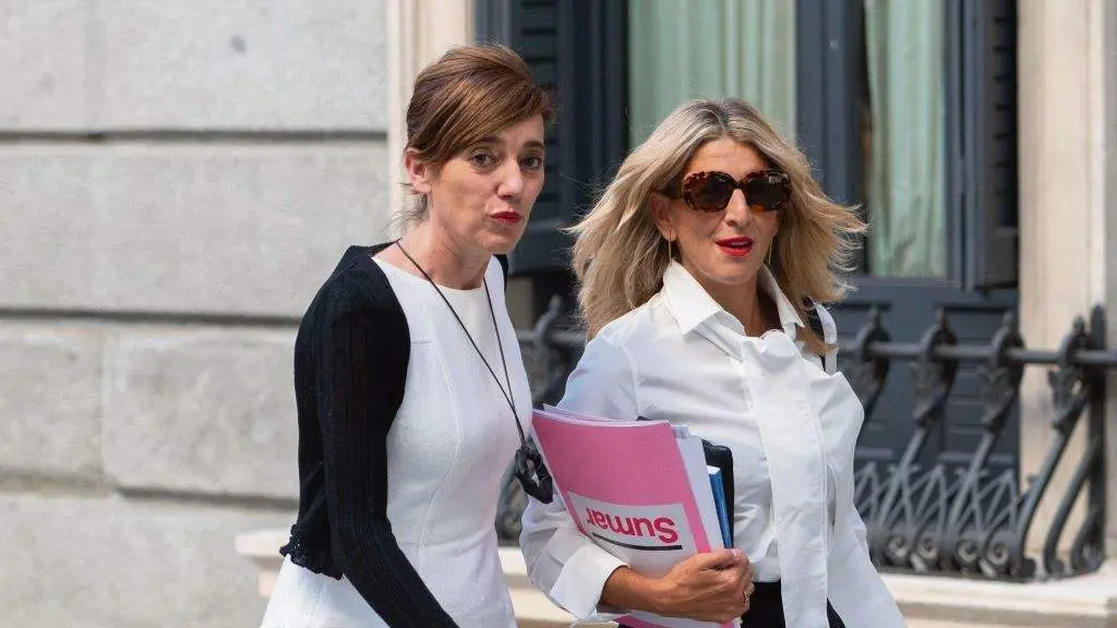 Yolanda D&iacute;az e Marta Lois son as principias referencias de Sumar na Galiza (Foto: Europa Press).