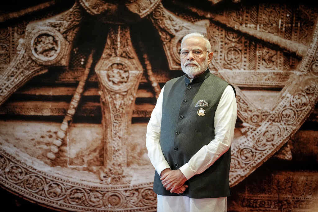 O primeiro ministro indio, Narendra Modi. (Foto: Kay Nietfeld / DPA)
