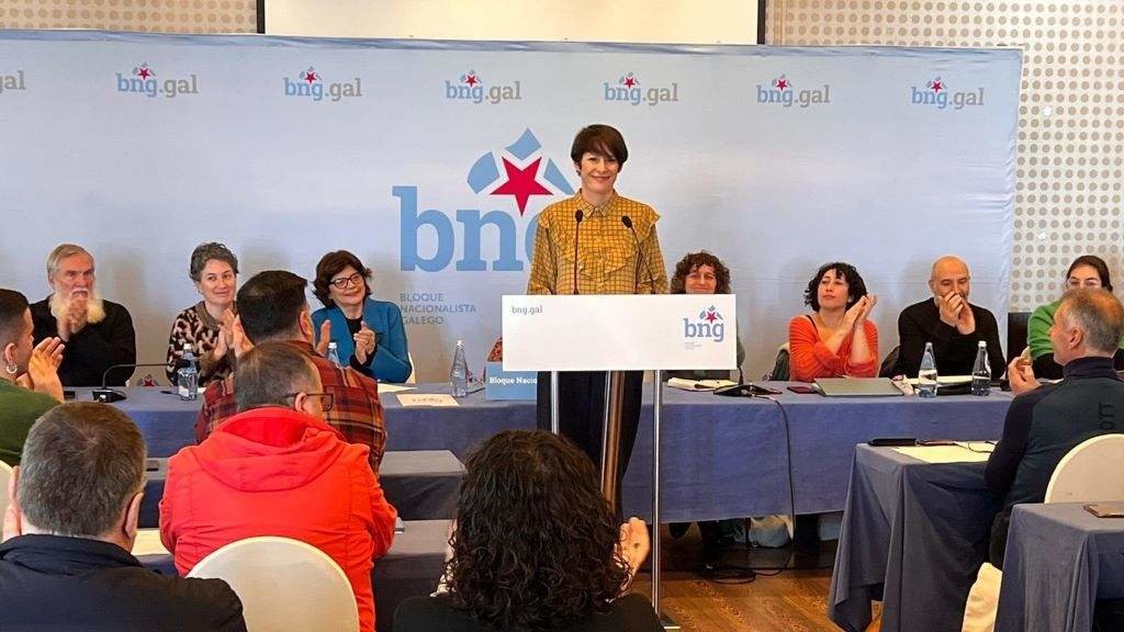 Ana Pontón, candidata do BNG á Presidencia da Xunta da Galiza, este sábado na xuntanza do Consello Nacional. (Foto: Nós Diario)