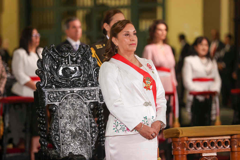 Dina Boluarte, líder do Perú tras a destitución de Pedro Castillo. (Foto: Presidencia do Perú / DPA)