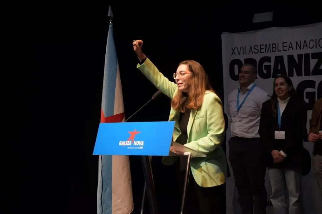 Marta G&oacute;mez foi reelixida Secretaria Xeral de Galiza Nova cun 90% dos votos.