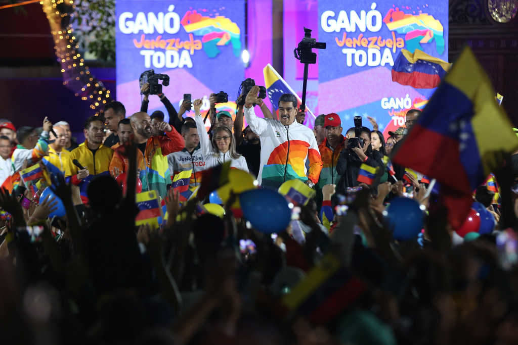 Nicolás Maduro, presidente venezolano, celebrou o resultado. (Foto: Nós Diario)