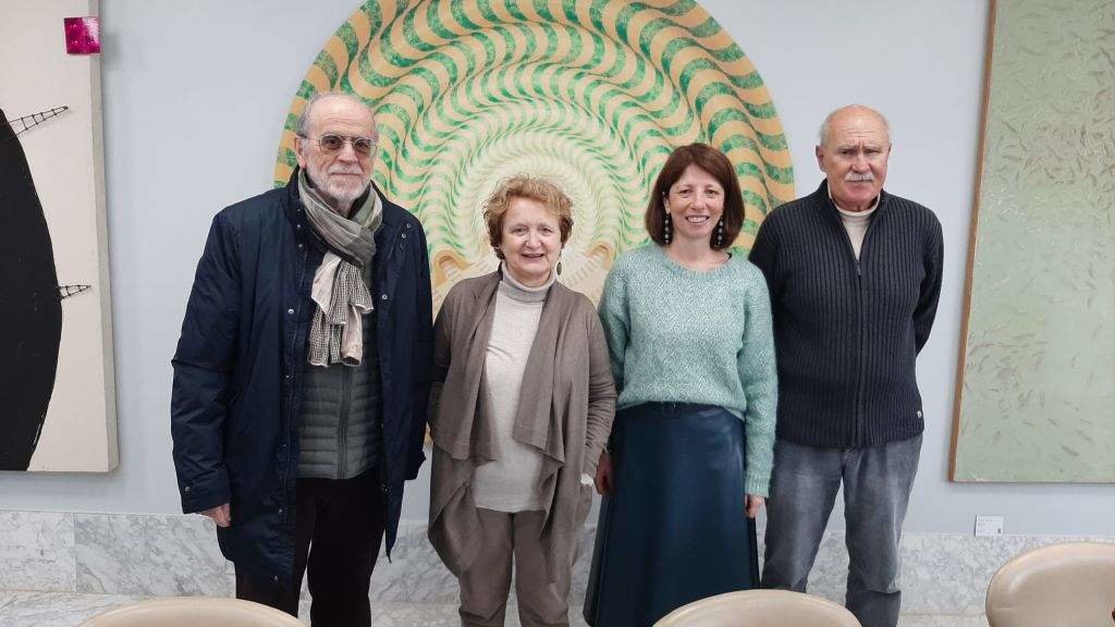 Antón Luaces, María Xosé Bravo, Sol Agra e Ricardo Vales. (Foto: Deputación da Coruña)
