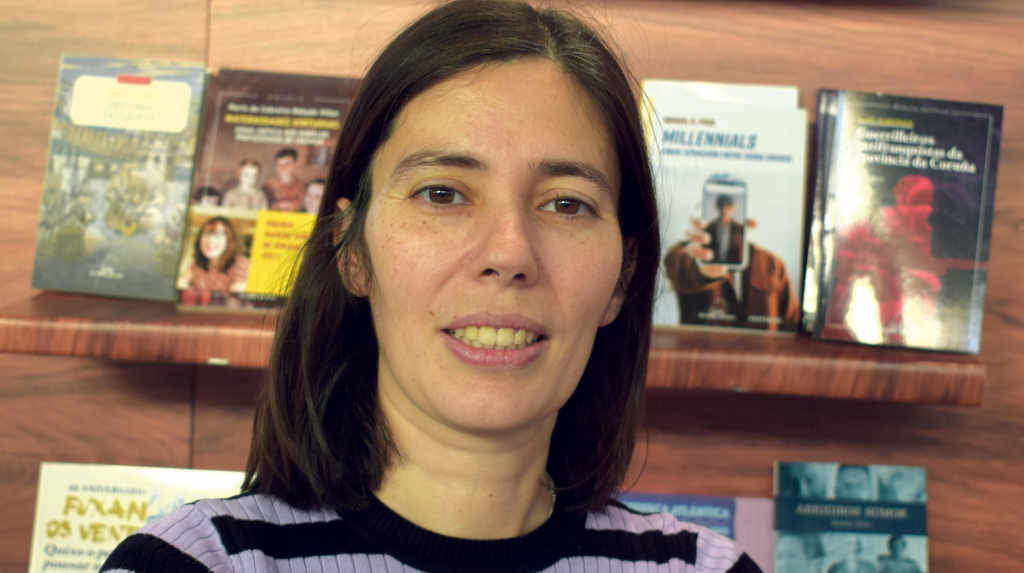 A investigadora Lupe Martínez no Culturgal, na fin de semana (Foto: Antón Mascato).