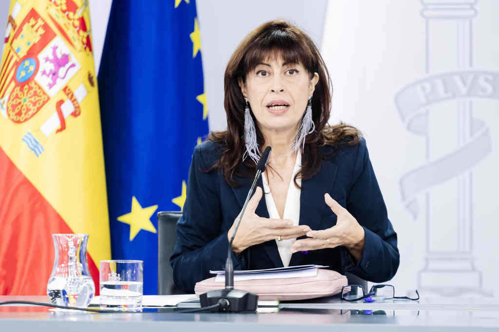Ana Redondo, ministra de Igualdade, hoxe. (Foto: Carlos Luján / Europa Press)
