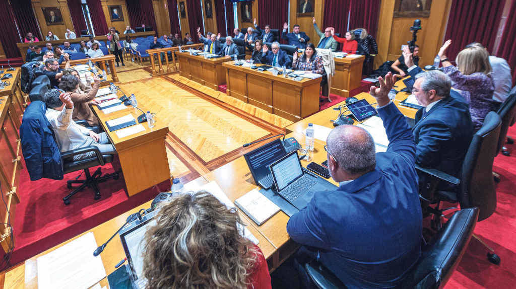 Pleno da Deputación de Ourense (Foto: Deputación de Ourense).