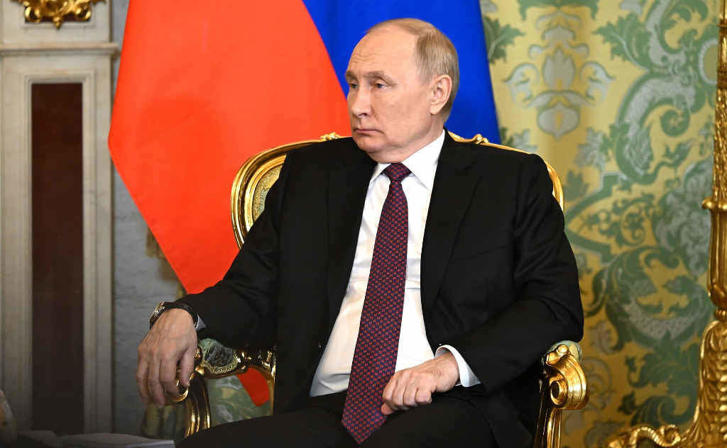 O presidente de Rusia, Vladimir Putin, a quinta feira. (Foto: Kremlin / DPA)