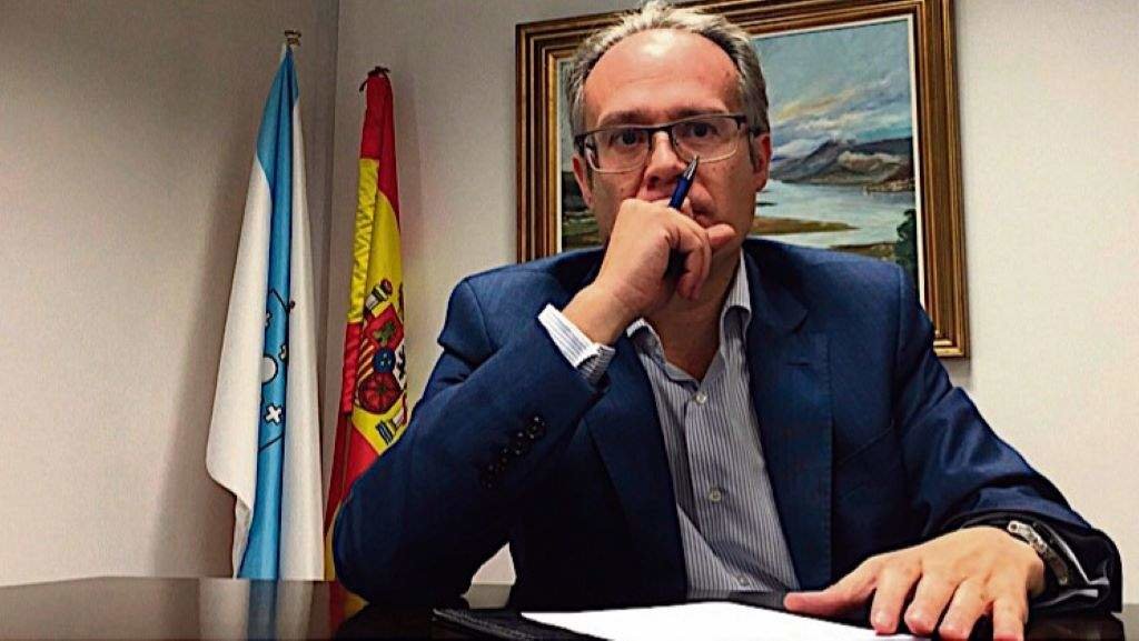 Roberto Carrero, alcalde da Guarda e deputado provincial en Pontevedra. (Foto: Xan Carballa)
