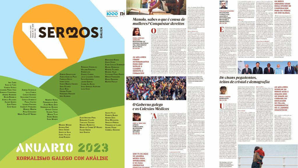 Detalles do anuario deste 2023 (Foto: Nós Diario).