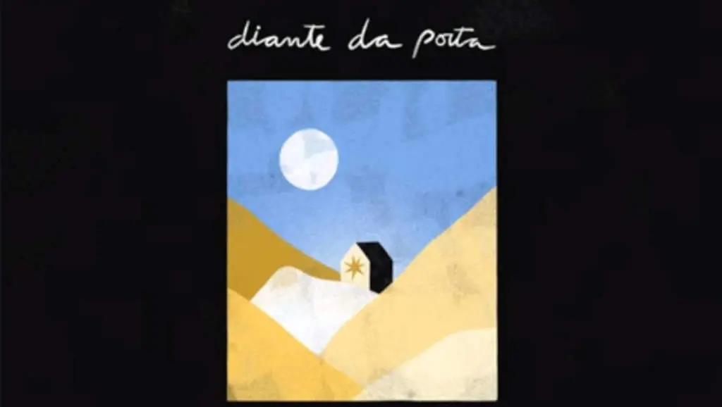 Capa de 'Diante da Porta' de Fuxan os Ventos (Ilustraci&oacute;n de Agus Shuan).