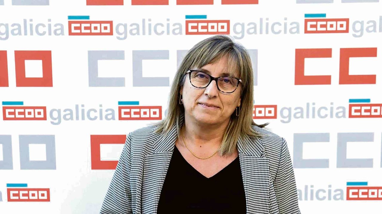 A secretaria de Emprego de CCOO, Maica Bouza (Foto: Nós Diario).