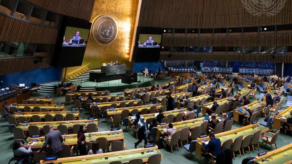 Sesión da terza feira na Asemblea Xeral da ONU, en Nova York. (Foto: Eskinder Debebe / UN Photo)