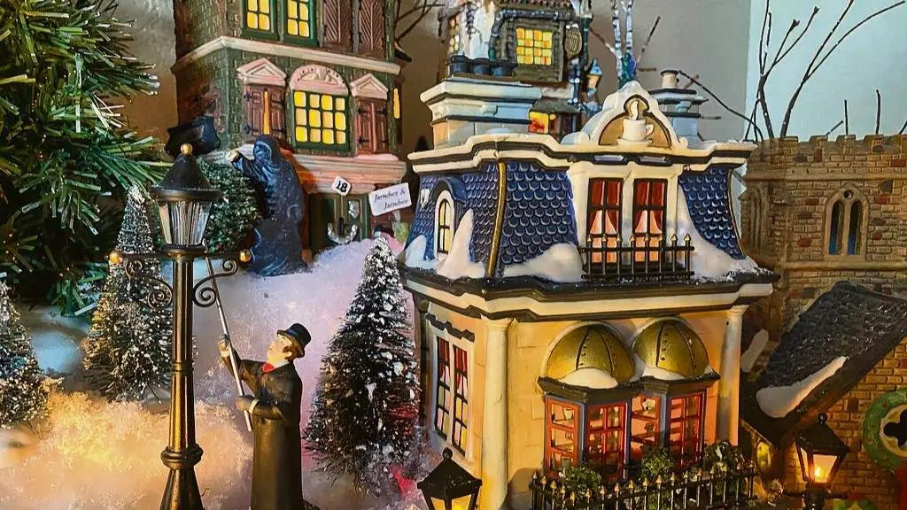 Maqueta inspirada na obra de Dickens. (Foto: Kevin Dooley)