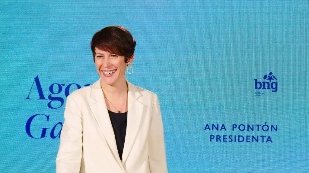 Ana Pont&oacute;n en rolda de prensa. (Foto: Europa Press)