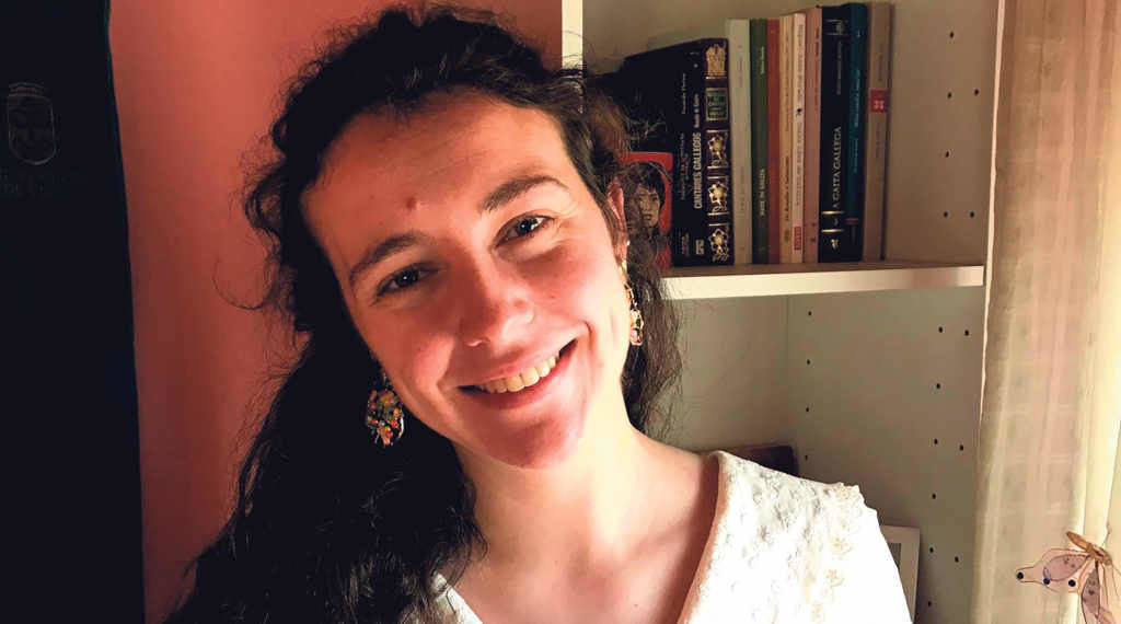 Sara Rodríguez, autora do 'Dicionario do Galego do Bierzo' (Foto: Nós Diario).